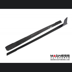 Audi R8 Car Side Skirt Extensions - Carbon Fiber - Set